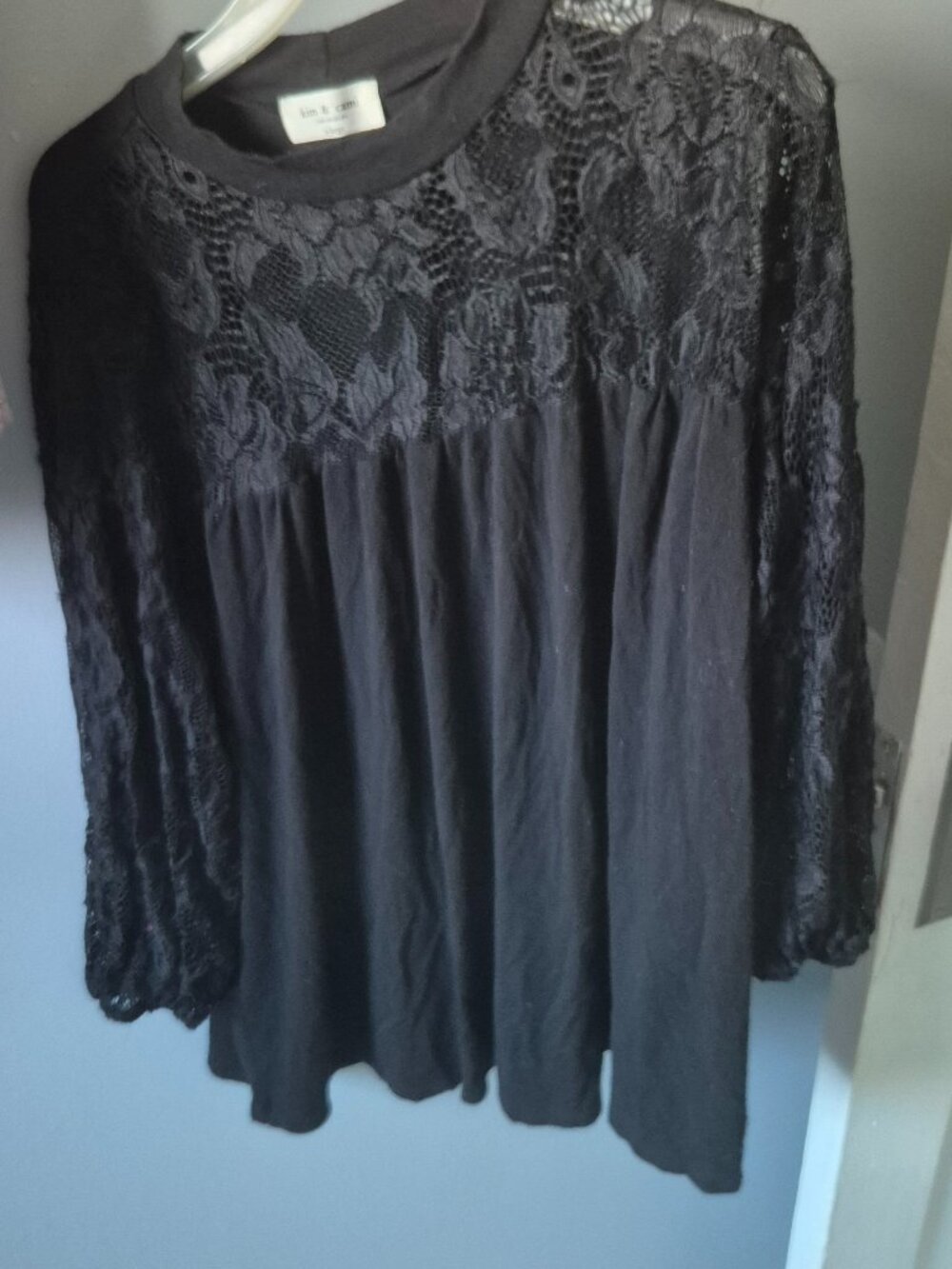 Kim & Cami Blouse (Black)
